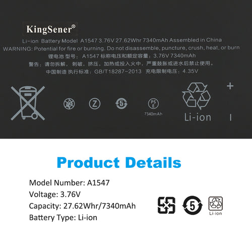 Apple-A1547-3.76V-7340mAh-Battery