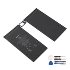 A1577 iPad Pro 12.9 replacement battery comes with complete DIY toolkit including suction cup, screwdrivers and pry tools
