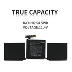 LUSONBAY A1713 Battery For Apple MacBook Pro 13.3 inch Retina MLL42LL/A* - True Capacity 11.4V 54.5Wh