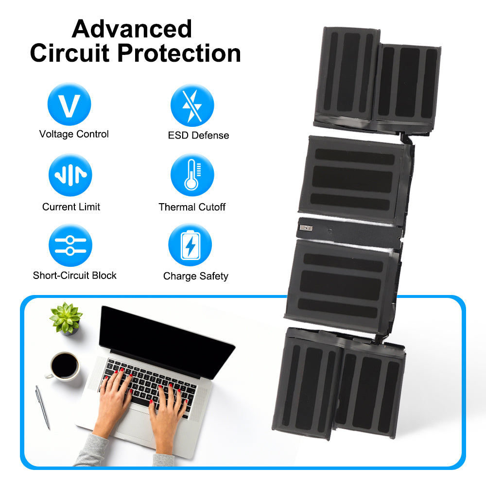 A2976 battery with advanced circuit protection features including voltage control and thermal cutoff