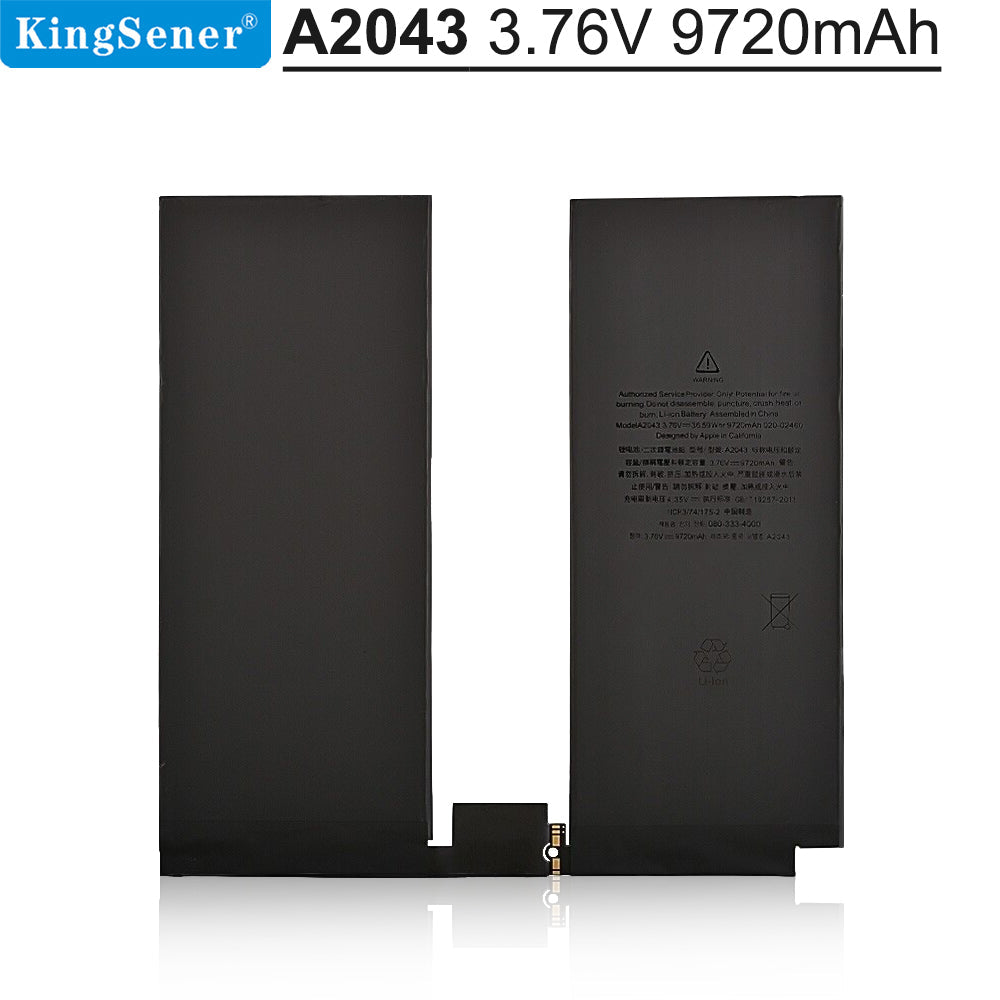 Apple-Ipad-Battery-A2043-3.76V-9720mAh-Tablet-Battery