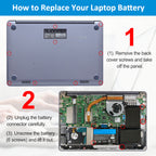 B31N1637 laptop battery for ASUS VivoBook S15 S510 series, 11.52V 42Wh, L-shaped black pack with multi-wire connector.