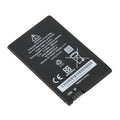 MKD35UP replacement battery 3.7V 580mAh for BMW Smart Display Key G30 G11 G01 G05, diagonal right view showing label and CE mark