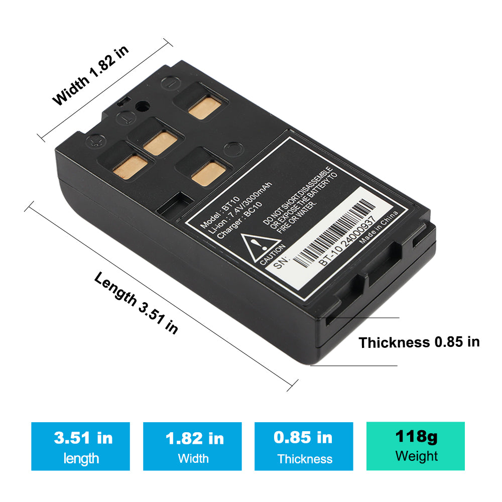BT10-7.4V-3000mAh