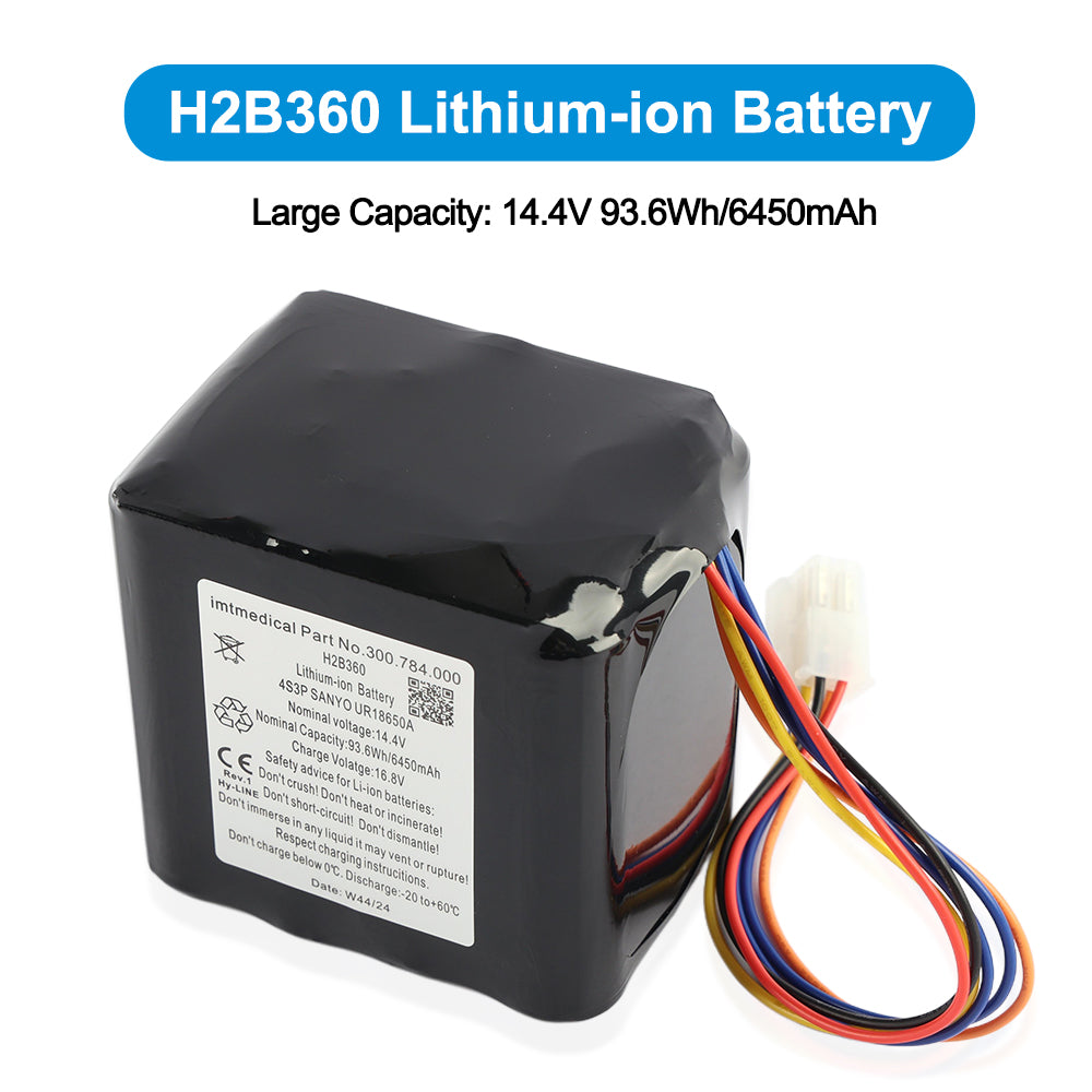 Bellavista-H2B360-14.4V-93.6Wh-Medical-Battery