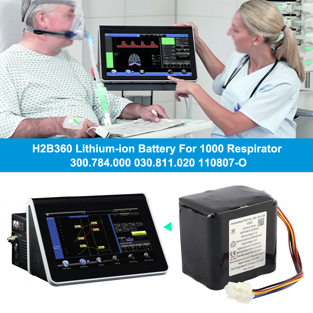 Bellavista-H2B360-14.4V-93.6Wh-Medical-Battery