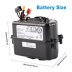 1635308 battery dimensions showing 3.92 in, 2.95 in, 2.21 in on white background