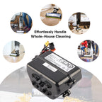 1635308 battery for Bissell CrossWave X7 wet dry vacuum in five whole house cleaning scenes
