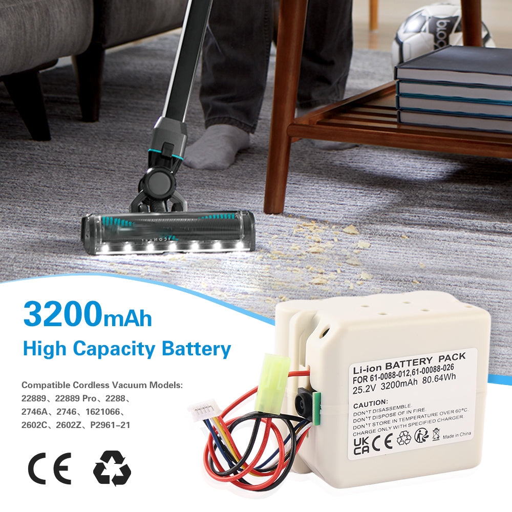 Bissell-61-0088-012-25.2V-80.64Wh-Vacuum-Cleaner-Battery