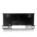 C23-UX21 replacement battery for ASUS ZenBook UX21A UX21E series, 7.4V 35Wh 4800mAh, front view showing silver metallic casing and logo