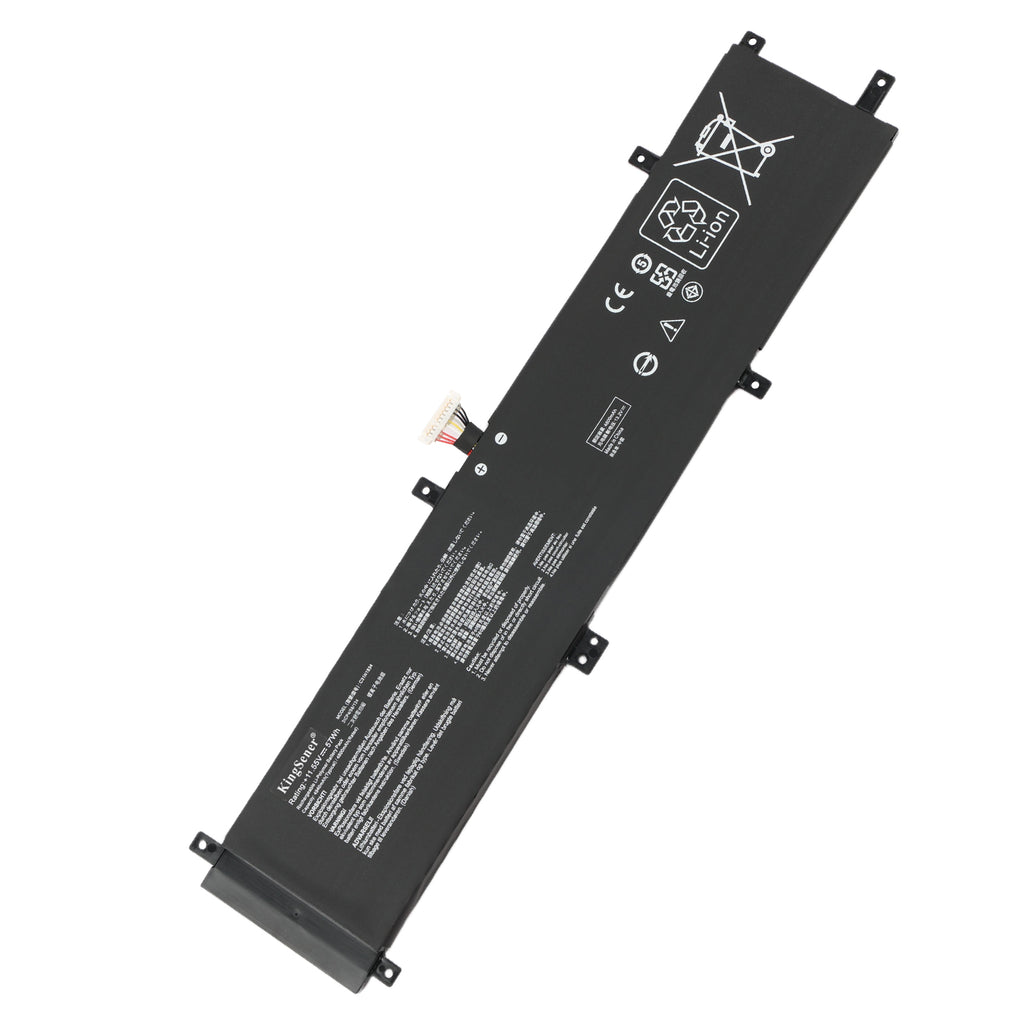 C31N1834 professional battery for ASUS ProArt StudioBook Pro 17 W700G, 11.55V 57Wh, black battery with integrated connector cable.