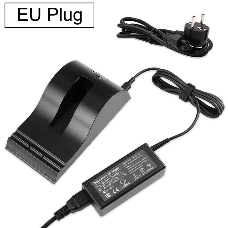 Inspired Energy KSE-2040 battery charger with EU plug power adapter for international charging needs