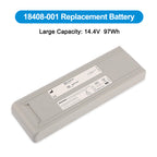 18408-001 Replacement Battery For CareFusion LTV 1150 1200 Ventilator - 14.4V 97Wh