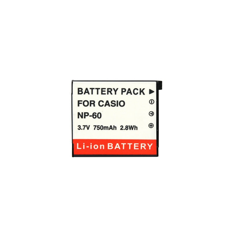 Casio-NP-60-3.7V-750mAh-Camera-Battery