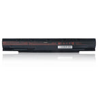 N240BAT-4 replacement battery for CLEVO N250JU N240WU Sager NP3245, Li-ion 14.8V 44Wh, label side front view