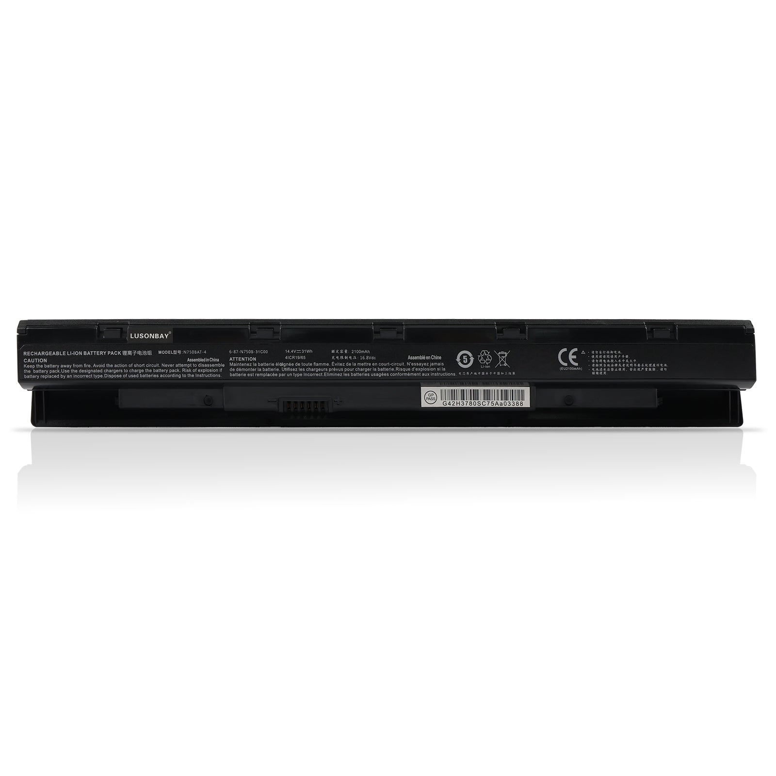 Clevo-N750BAT-4-14.8V-2-31Wh-LUSONBAY