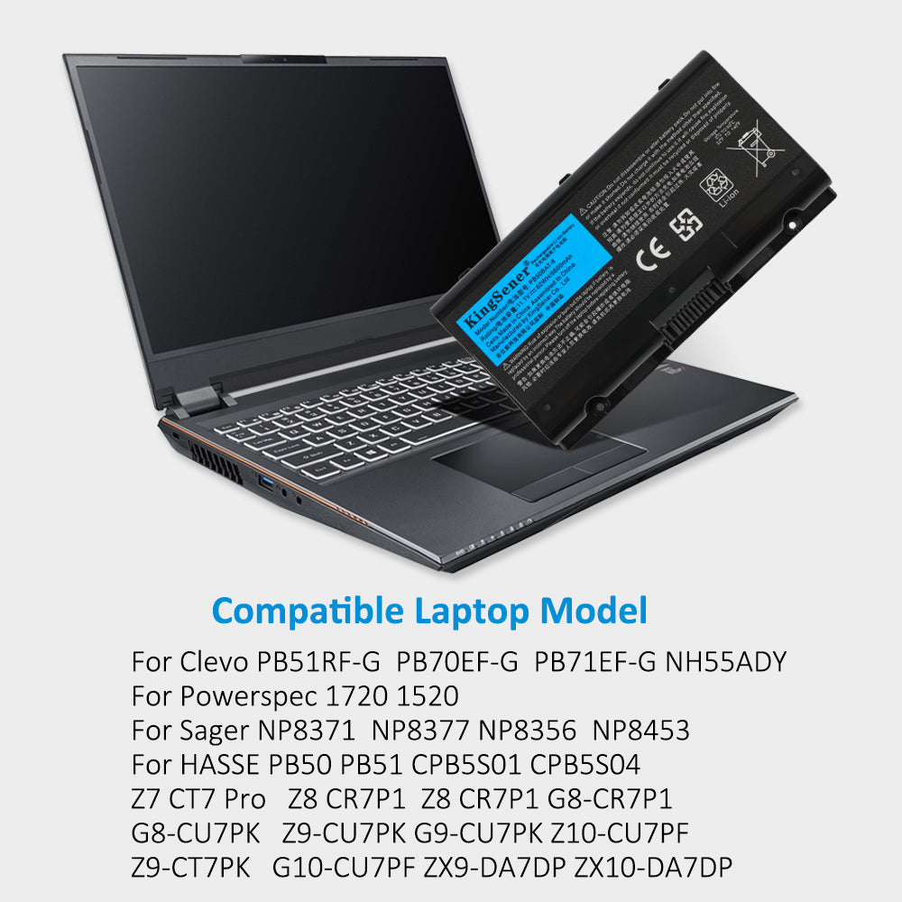 Clevo-PB50BAT-6-11.1V-62WH-Laptop-Battery