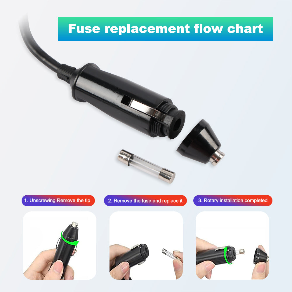 12V DC Adapter for Inogen One G3 G4 G5 DC Power Cord Model BA-306 BA-301 BA306 BA301 12 Volt Auto Vehicle Boat RV Camper Cigarette Lighter Plug