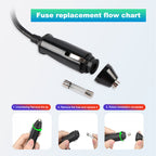 12V DC Adapter for Inogen One G3 G4 G5 DC Power Cord Model BA-306 BA-301 BA306 BA301 12 Volt Auto Vehicle Boat RV Camper Cigarette Lighter Plug