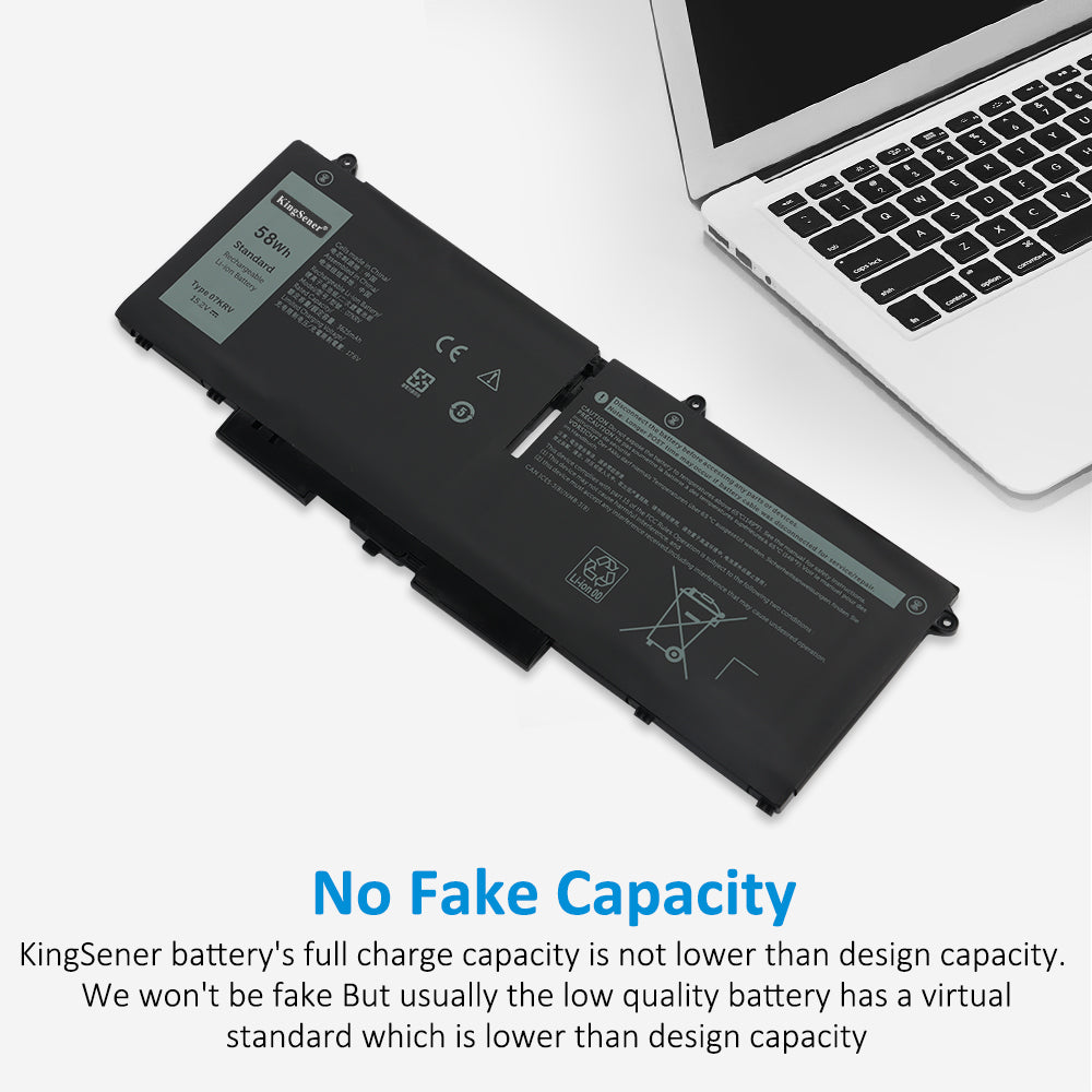 07KRV Laptop Battery For Dell Latitude 5430 5530 5330 7530 7430 7330 Precision 3570 P104F005 P104F006 P137G004 P137G005 | KingSener