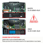 266J9 Battery for Dell G3 15 3590 G5 15 5500 Inspiron 14 5490 — 11.4V 51Wh
