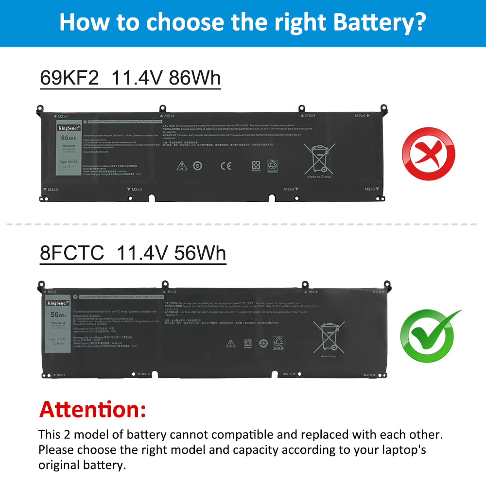 DELL-8FCTC-11.4V-56Wh-Laptop-Battery