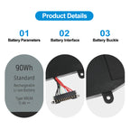 DELL-Alienware-XRGXX-90WH-Laptop-Battery