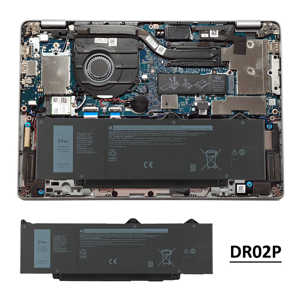DELL-DR02P-11.4V-54Wh-Laptop-Battery