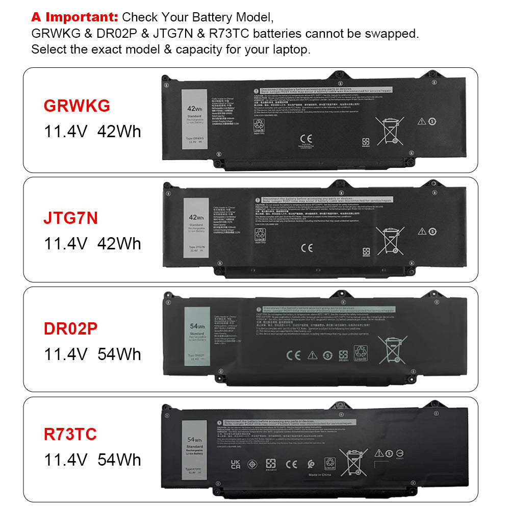 DELL-GRWKG-42Wh-Laptop-Battery