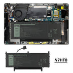 DELL-N7HT0-7.6V-52Wh-Laptop-Battery