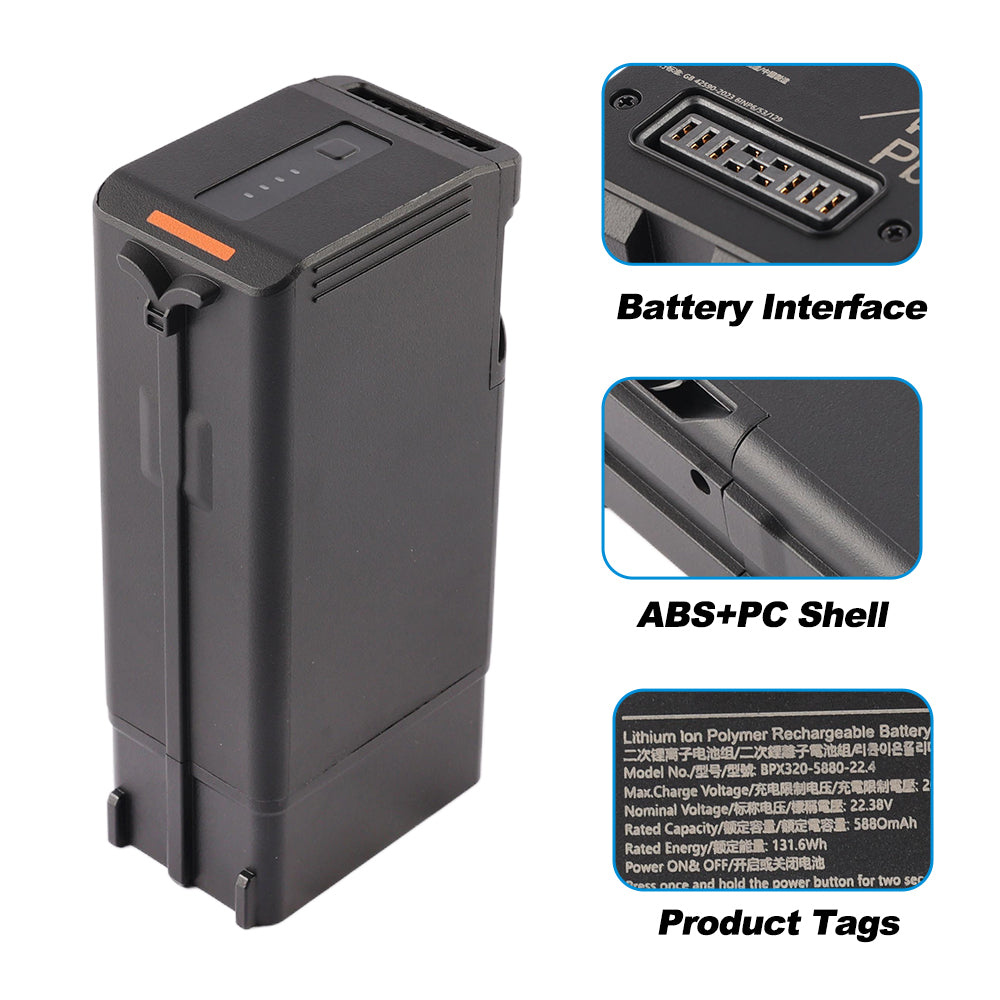 DJI-BPX320-5880-22.4-22.38V-131.6Wh-drone-battery