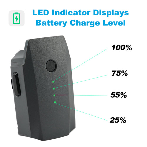 DJI Mavic Pro Intelligent Flight Battery — G-MVP 11.4V 3830mAh 43.6Wh 27-Min Flight