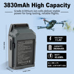 High-capacity 3830mAh G-MVP intelligent flight battery 11.4V 43.6Wh for DJI Mavic Pro drone