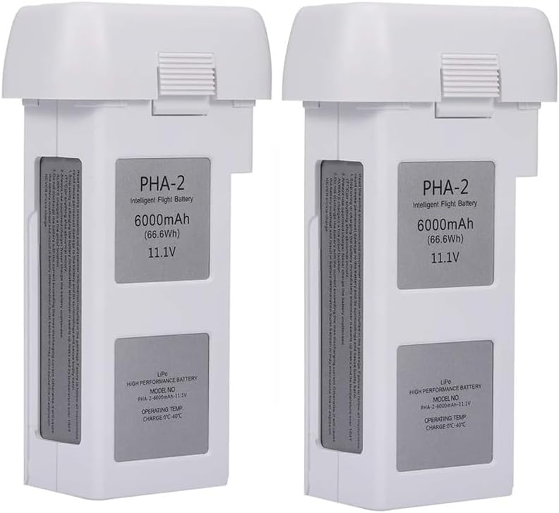 2 PCS PHA-2 Intelligent Flight Battery For DJI Phantom 2 vision+ Drone 6000mAh