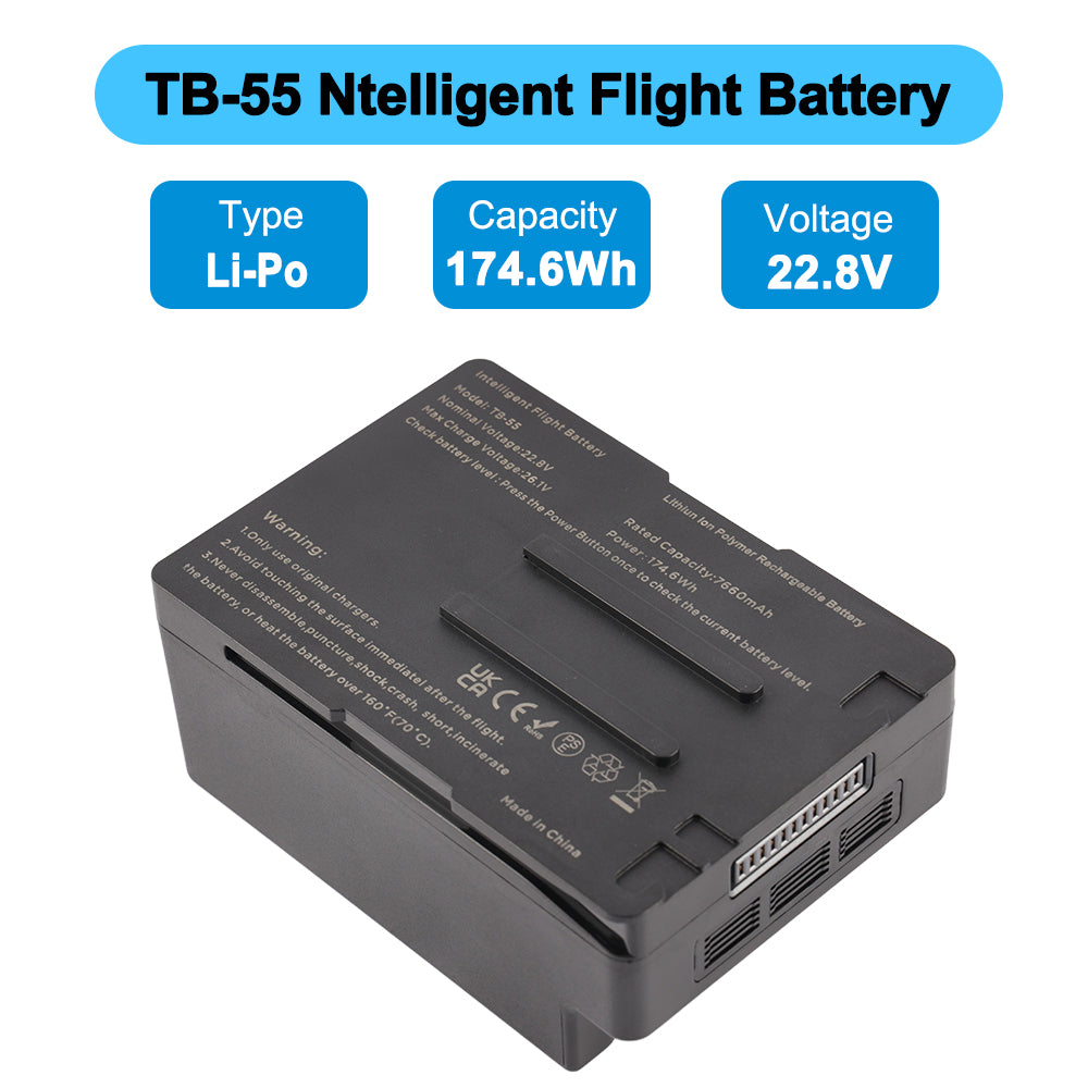 TB-55 TB55 Intelligent Flight Battery For DJI Matrice 200 V2 Matrice 210 - 174.6Wh 22.8V