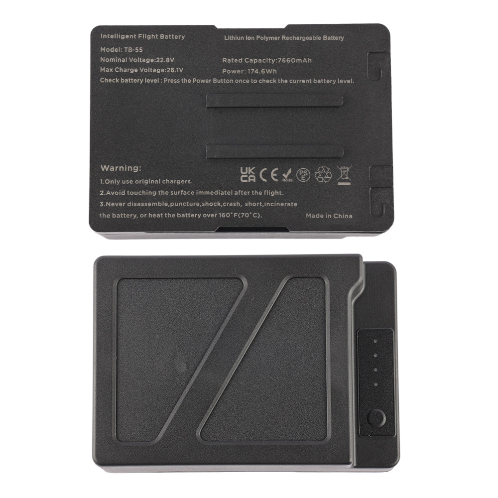 TB-55 TB55 Intelligent Flight Battery For DJI Matrice 200 V2 Matrice 210 - Front and back of the battery