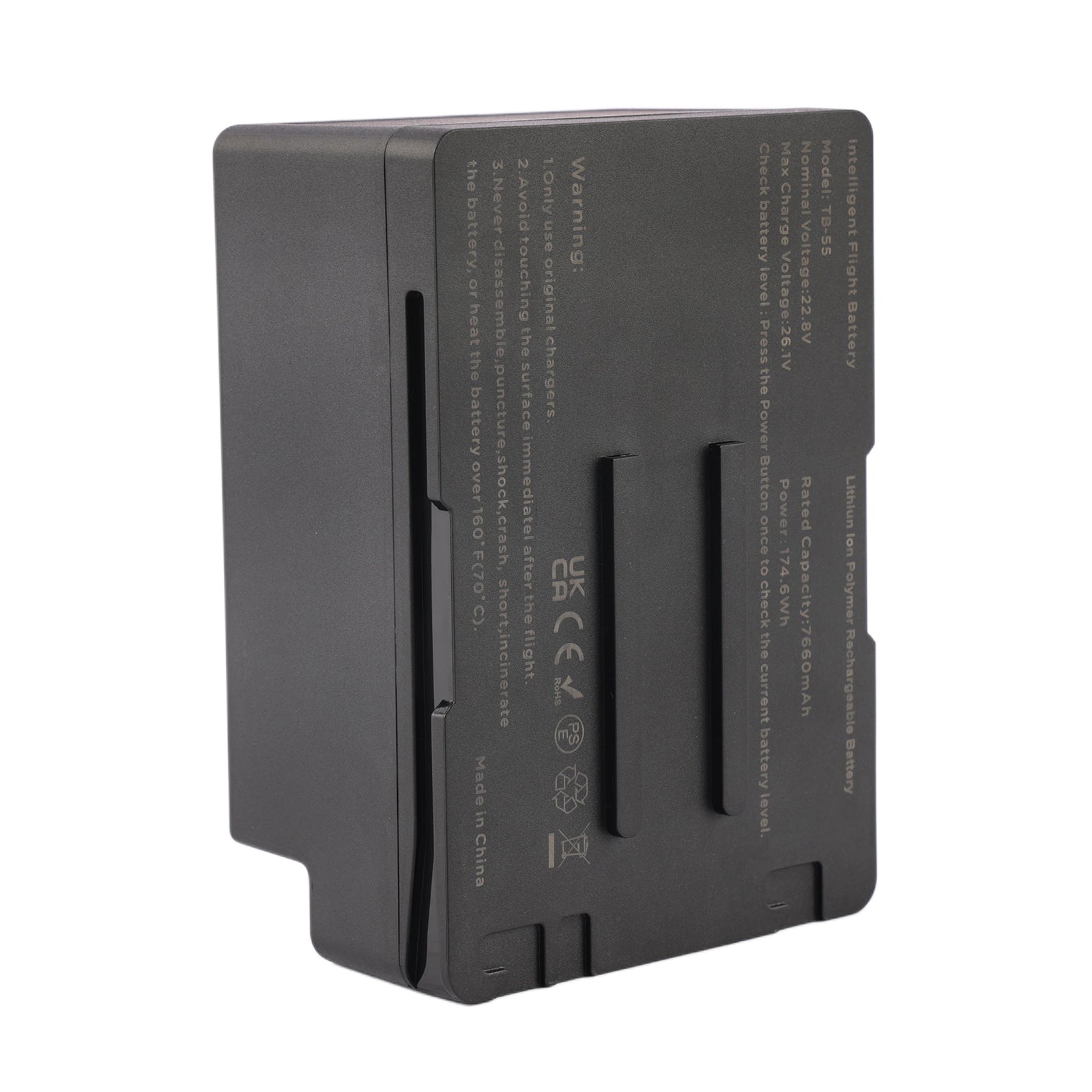 TB-55 TB55 Intelligent Flight Battery For DJI Matrice 200 V2 Matrice 210 - Front View on White