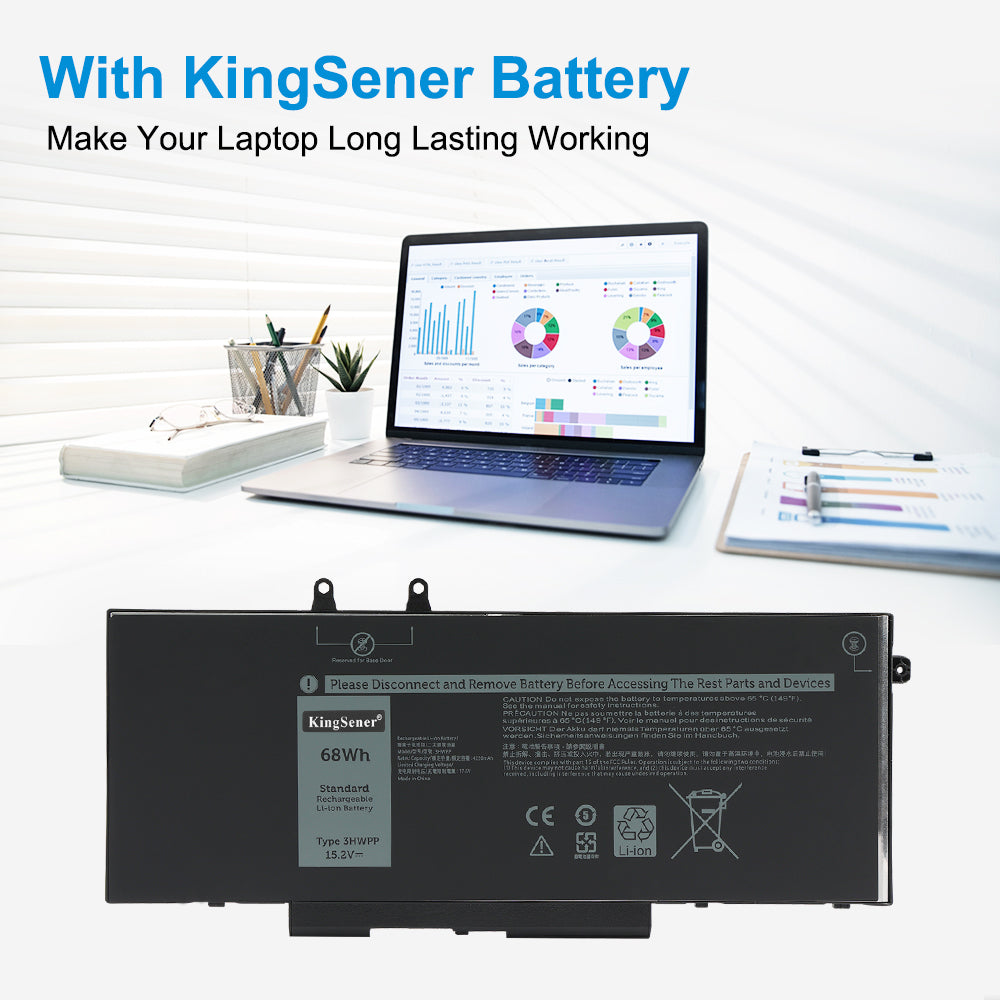 Dell-3HWPP-15.2V-68Wh-Laptop-Battery