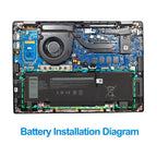 Dell-66DWX-11.4V-57Wh-Laptop-Battery