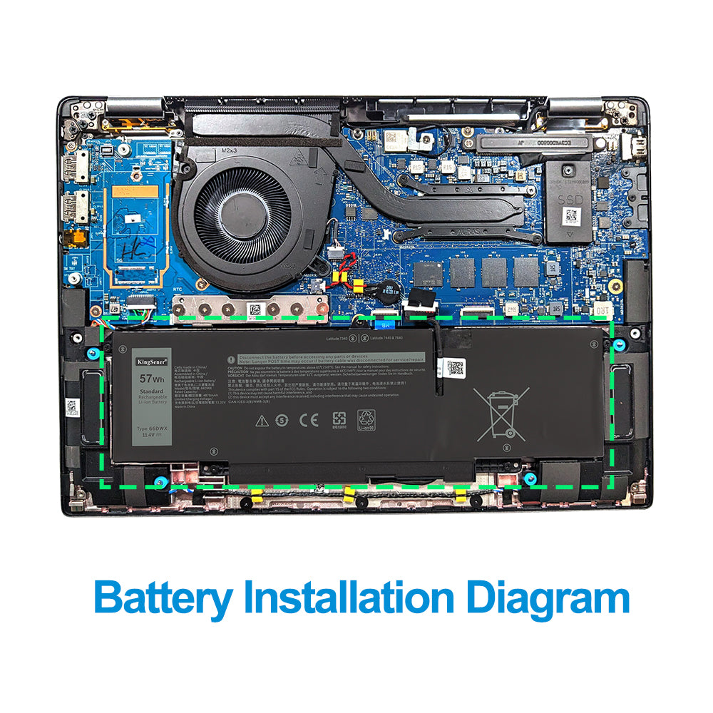 Dell-66DWX-11.4V-57Wh-Laptop-Battery