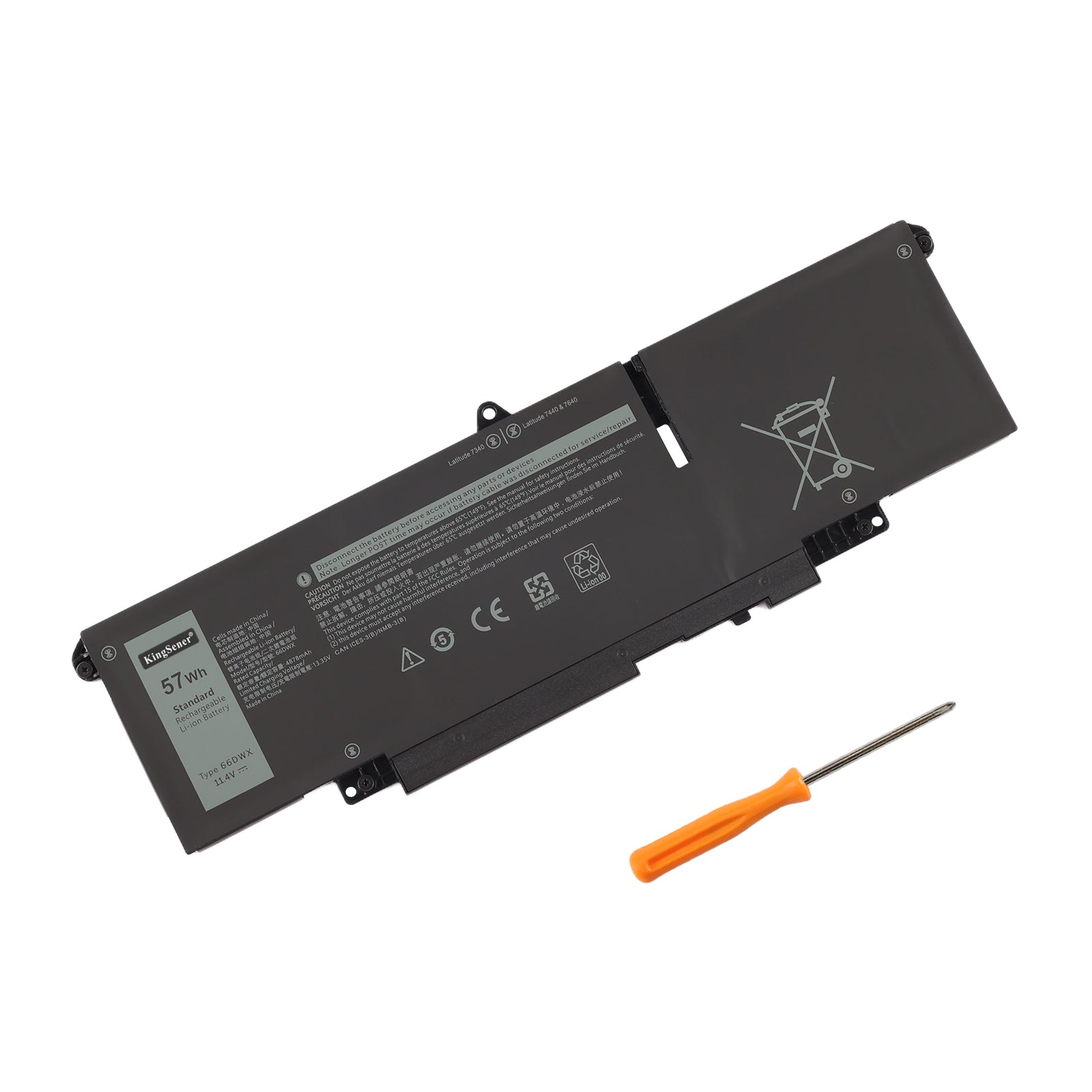 Dell-66DWX-11.4V-57Wh-Laptop-Battery