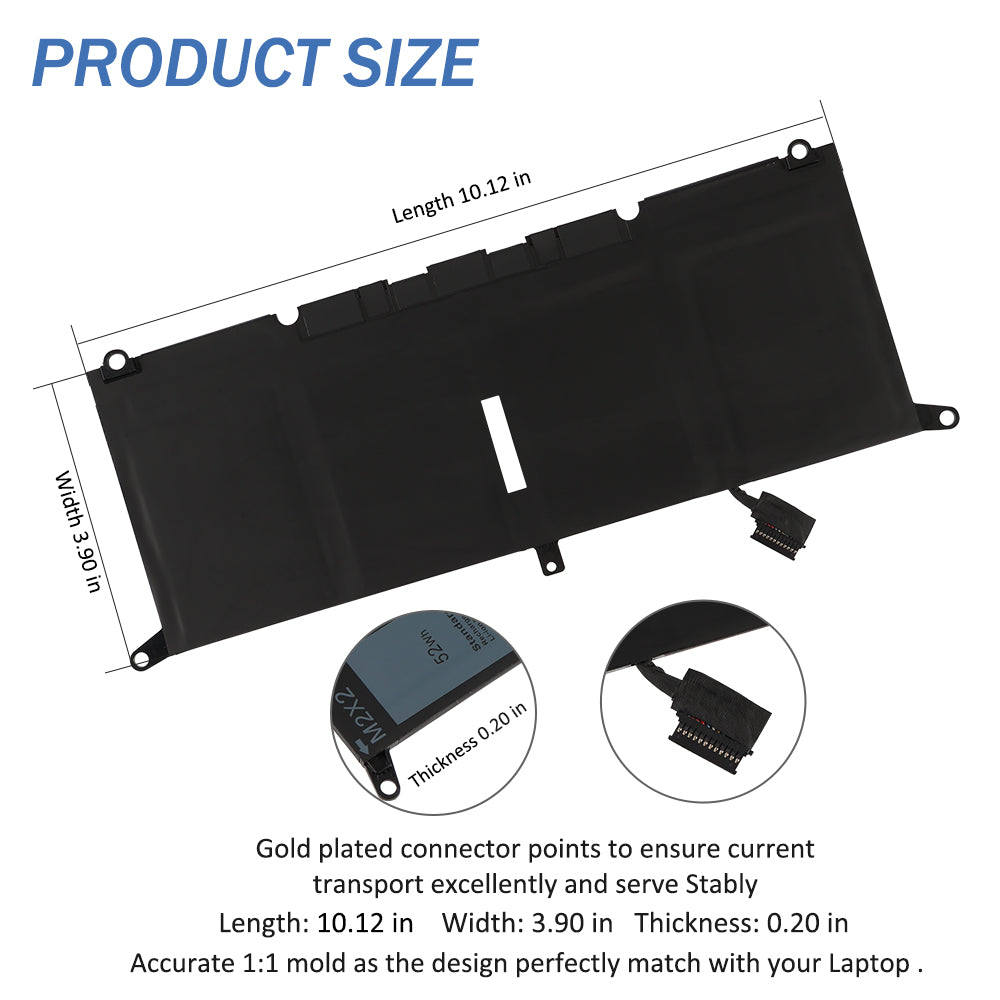 Dell-DXGH8-7.6V-52Wh-Laptop-Battery-LUSONBAY