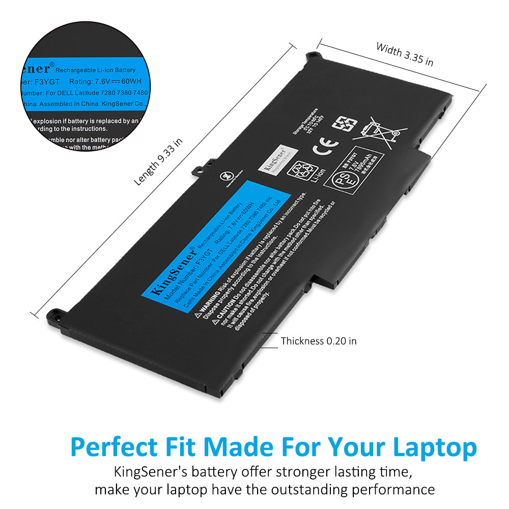 Dell-Latitude-F3YGT-60WH-Laptop-Battery