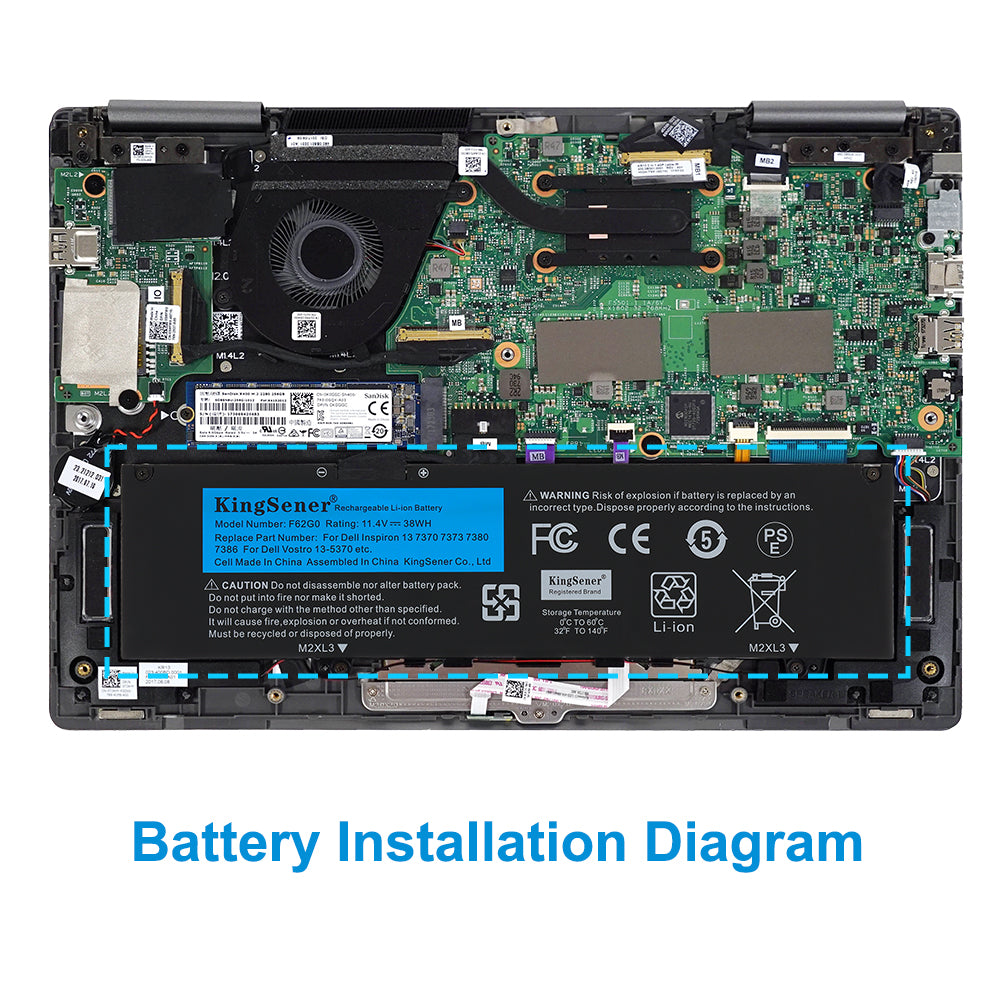 Dell-F62G0-11.4V-38Wh-Laptop-Battery