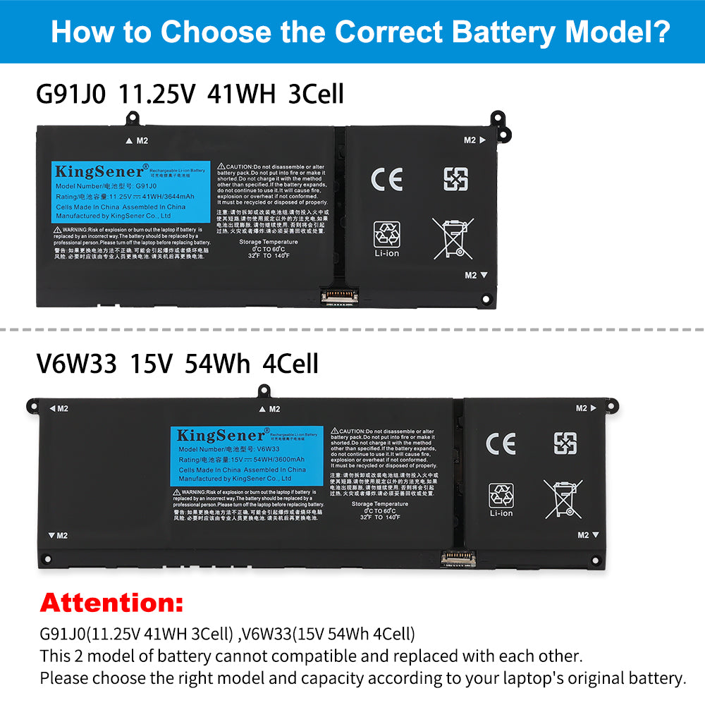 Dell-G91J0-11.25V-41Wh-Laptop-Battery