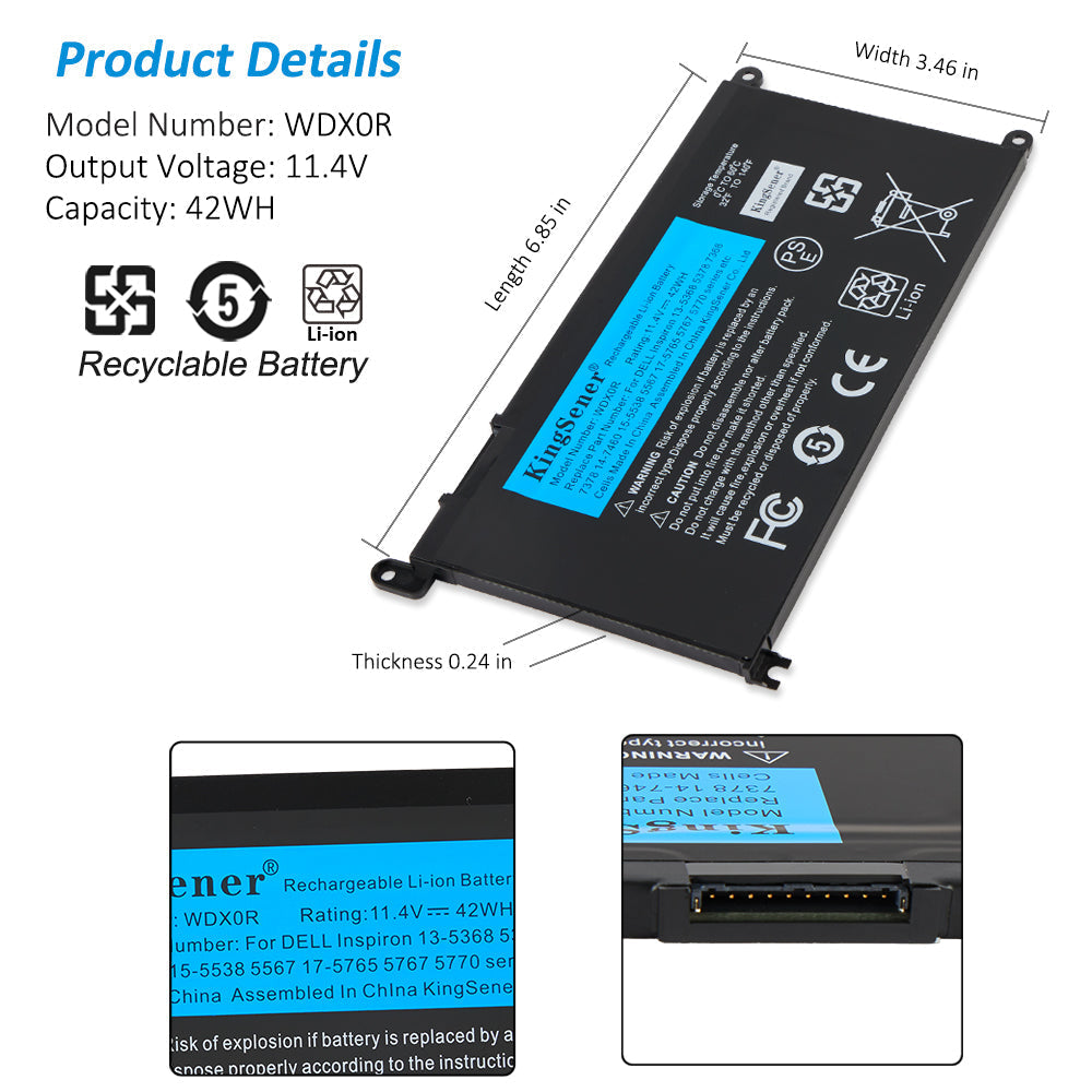 Dell-Inspiron-WDX0R-42WH-Laptop-battery