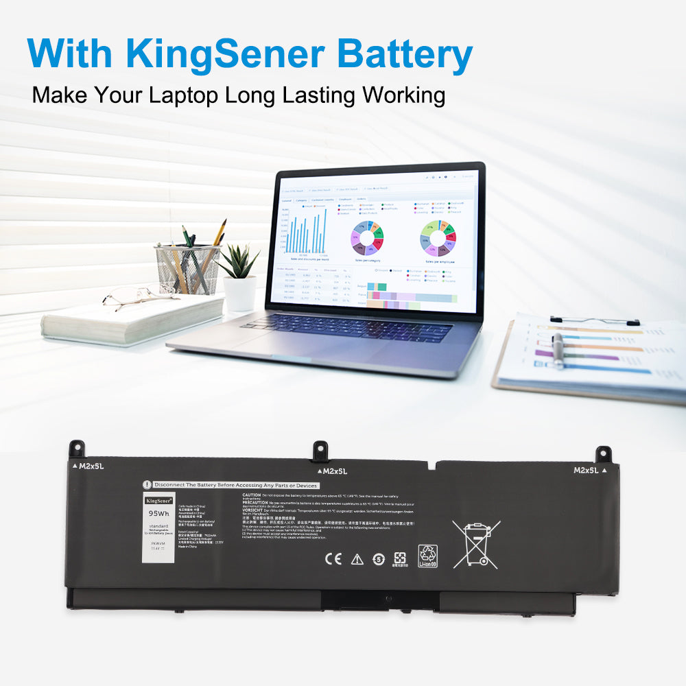 Dell-PKWVM-11.4V-95Wh-Laptop-Battery