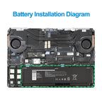 Dell-PKWVM-11.4V-95Wh-Laptop-Battery