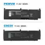 Dell-PKWVM-11.4V-95Wh-Laptop-Battery