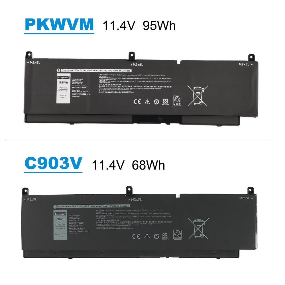 Dell-PKWVM-11.4V-95Wh-Laptop-Battery